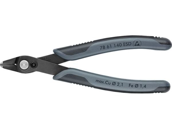 Knipex 78 61 140 ESD, Rustfritt stål, Sort