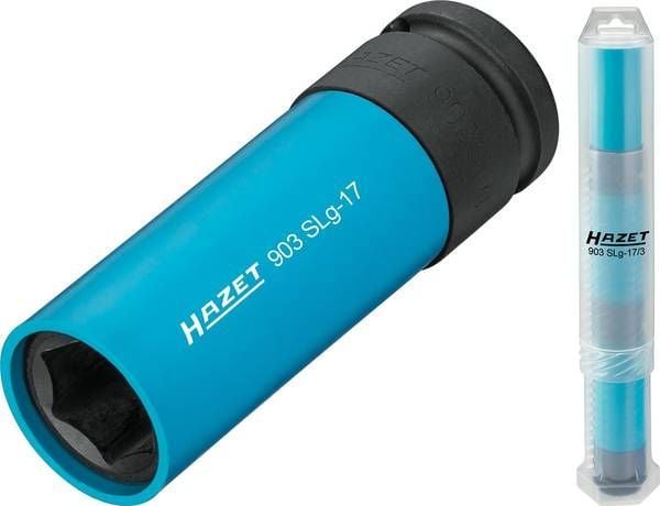 HAZET 903SLG-17, Kraftpipe, Blå, 1 hoder, 1/2", Metrisk, 17 mm