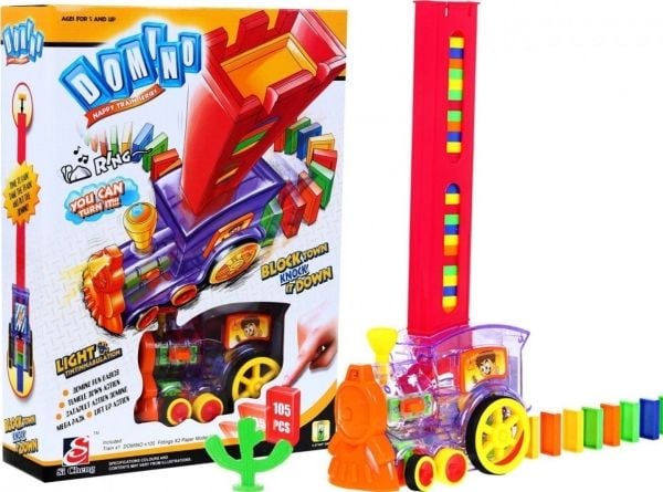 Ramiz LOCOMOTIVE - CLOCKS - DOMINO PUDDING BLOCK DOMINO PUDDING BLOCK