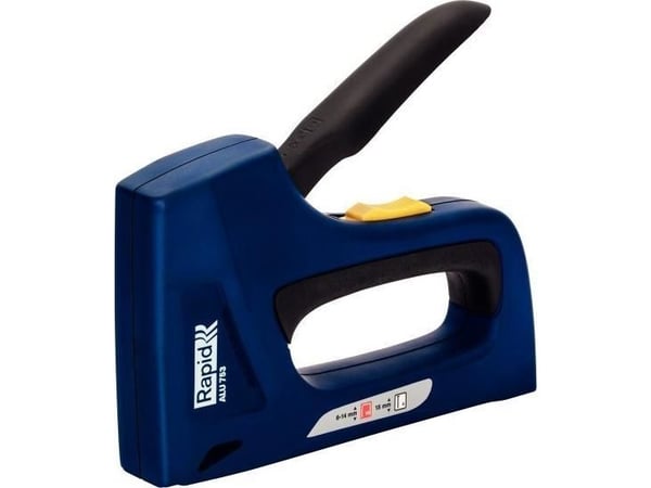 Rapid Rapid ALU753 Dobbel manuell stiftemaskin for stifter nr. 53 (6-14 mm) og pinner nr. 8 (15 mm)