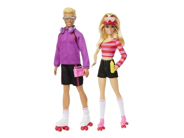 Barbie Fashionistas dukker og tilbehør, motedukke, menn og kvinner (sett), 3 år, jente, flerfarget