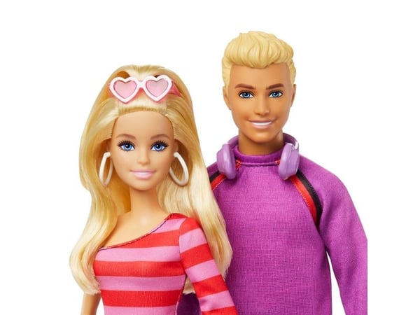 Barbie Fashionistas dukker og tilbehør, motedukke, menn og kvinner (sett), 3 år, jente, flerfarget