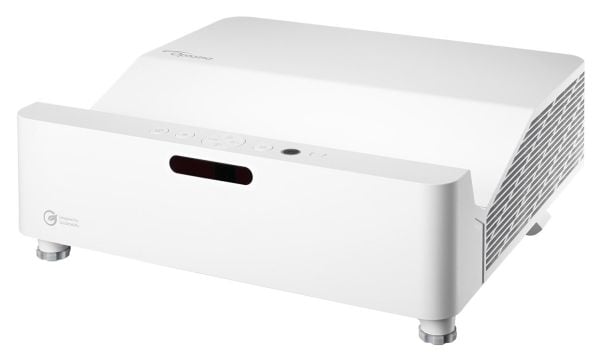 Optoma ZW410UST - DLP-projektori - laser - 3D - 4000 lumenia - WXGA (1280 x 800) - 16:10 - 720p - ultra short throw-objektiivi - valkoinen