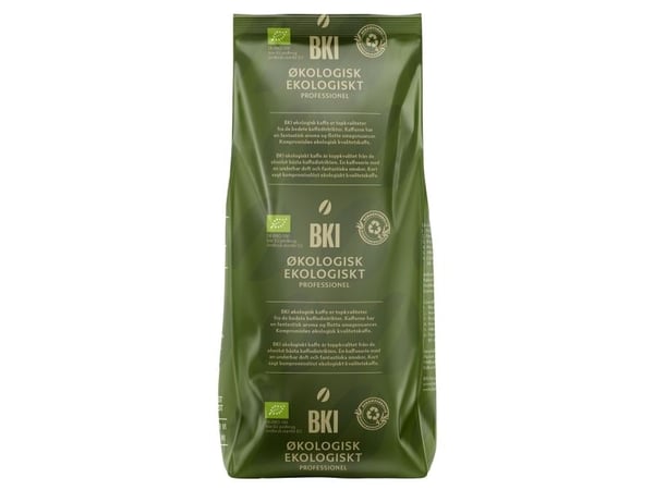 Kaffe BKI Økologisk 500g/pose - (16 poser)