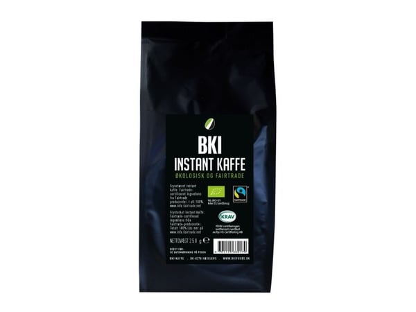 Kaffe instant, BKI Excellent pose med 250gr økologisk - (10 stk.)