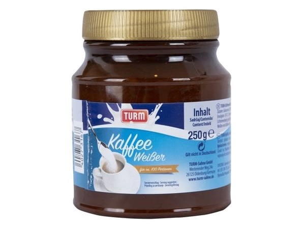Coffee whitener erstatningspulver i bæger - (12 stk.)