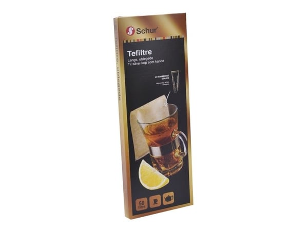 Tefilter lange ubleget (pakke á 50 stk.)