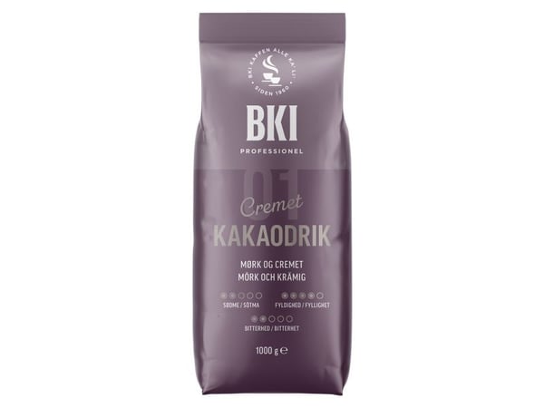 BKI Kakaodrik mørk og cremet - (10 stk.)