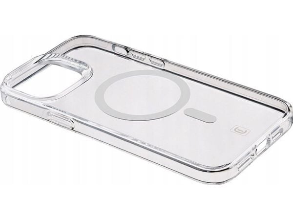 Cellular Line Gloss Mag - Baksidesskydd för mobiltelefon - magnetisk - MagSafe-kompatibilitet - transparent - för Apple iPhone 15