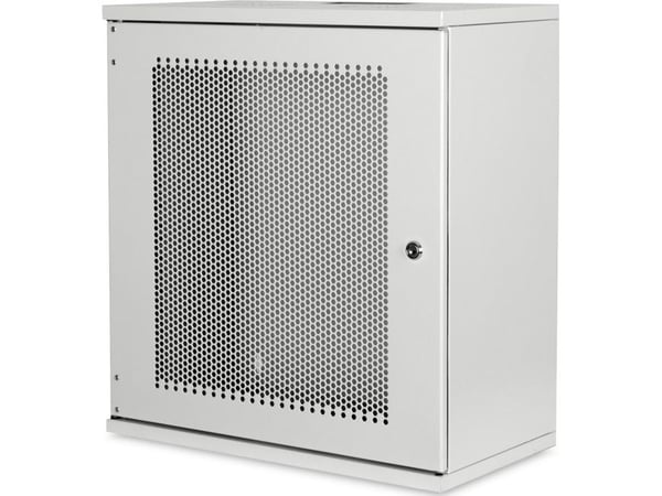 DIGITUS Professional DN-19-12U-S-PD - Skap - veggmonterbar - RAL 7035, lysegrå - 12U - 19"