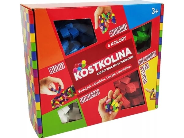 Art and Play Fargekritt Kostkolina rød 4 farger