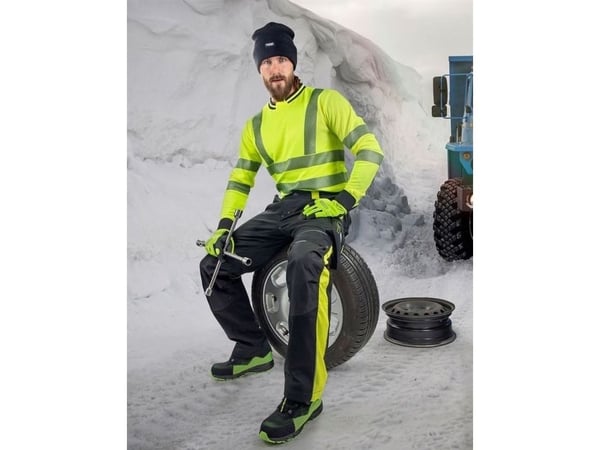 Työhousut Ardon, musta/keltainen, polyesteri, koko XL