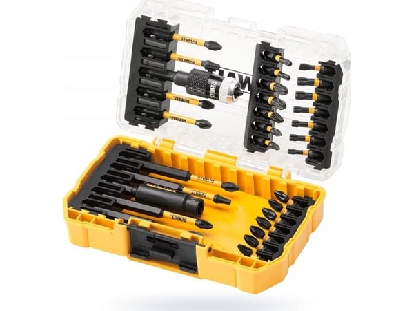 Dewalt 32 part set of acces. flextorq + term mug