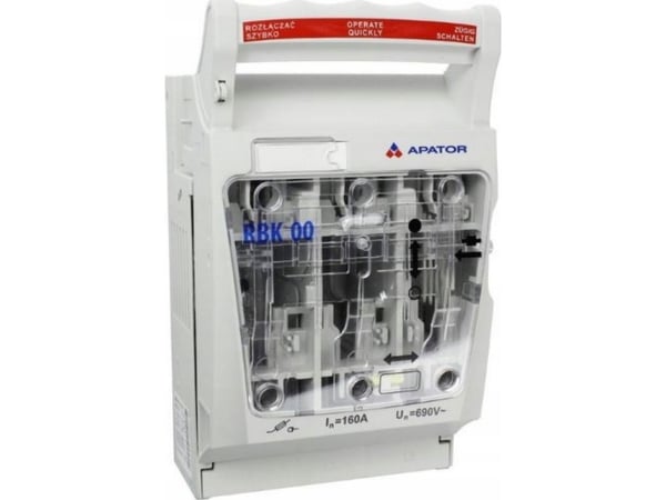 Sulakekytkin 160A RBK 00 W /siltaliittimet 4-50mm2/ 63-823333-141 Sulakekytkin 160A RBK 00 W /siltaliittimet 4-50mm2/ 63-823333-141
