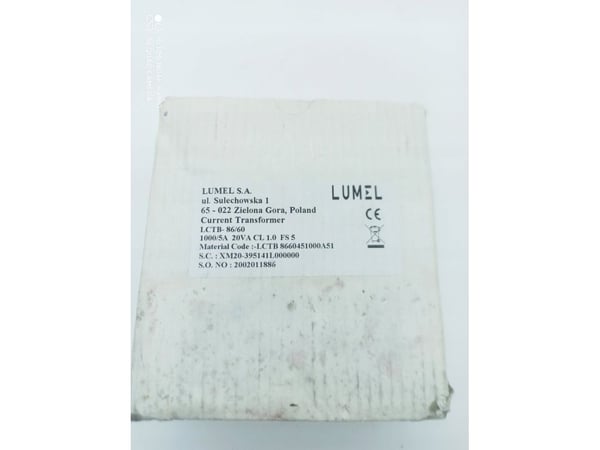 IME S.p.A. Virtamuuntaja väyläaukolla 86/60 (45) 1000A/5A luokka 0,5 LCTB 8660451000A55