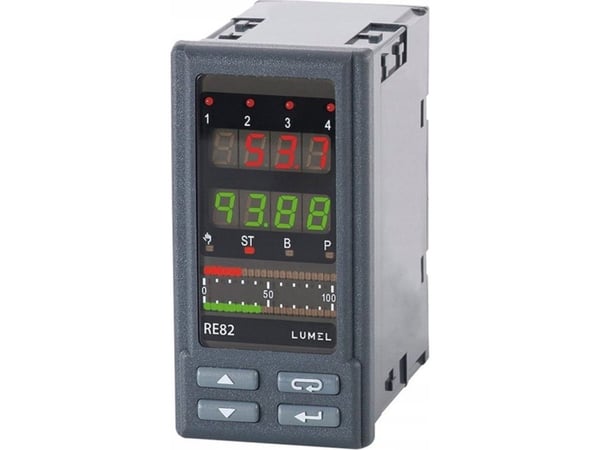 Lumel ohjelmoitava lämpötilan säädin 1 relelähtö 2 relelähtöä 24V DC virtalähde 85-253VAC/DC