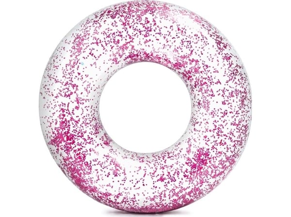 BADELEKE INTEX TRANSPARENT GLITTER BADERING 1,19M