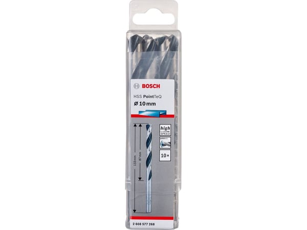 Bosch METALBOR POINTTEC HSS-R 10,0MM 10 STK
