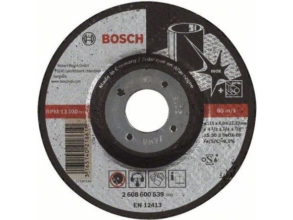 Bosch TERÄSSAHA Ø 115 MM, ruostumaton teräs