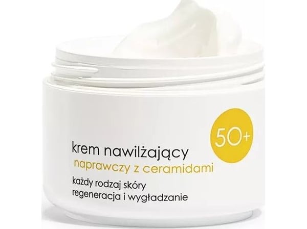 ZIAJA 50+ SERIES - fugtighedscreme med ceramider - til alle typer moden hud 50 ml