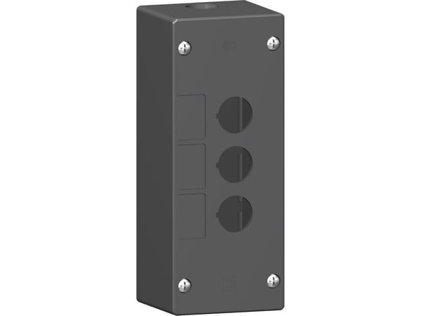 Trykknapbox tom m/3 hul aggresivt miljø