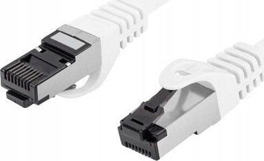 Lanberg - Koblingskabel - RJ-45 (hann) til RJ-45 (hann) - 6.2 mm - S/FTP - CAT 8.1 - hvit