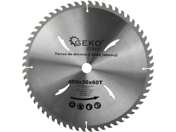 Geko Puukiekko 400x30x60T(reiät) (10)