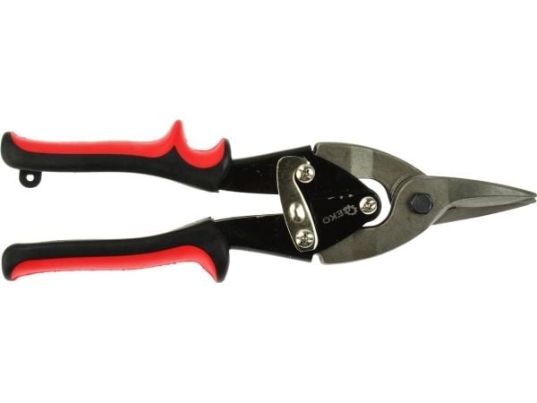 Geko platekutter rett 10" isolert håndtak (G01367)