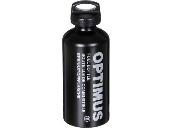 Optimus 8021021, Drivstoff-flaske, Aluminium, Sort, 0,6 l, 178 g, 7,3 cm