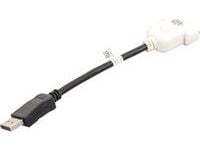 DELL DisplayPort/DVI-D, DisplayPort, DVI-D, Uros, Uros, Musta, Valkoinen
