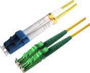 MicroConnect - Nätverkskabel - E2000/APC enkelläge (hane) till LC/UPC enkelläge (hane) - 5 m - 5 m - fiberoptisk - 9 / 125 mikrometer