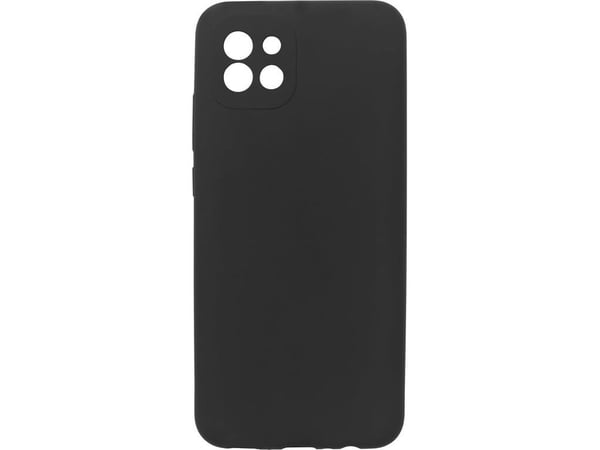 eSTUFF - Bagsidecover til mobiltelefon - silikon - sort - for Samsung Galaxy A03