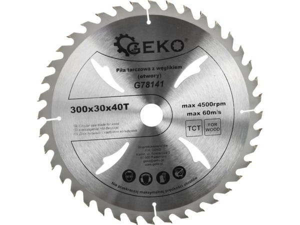 Geko treskive 300x30x40T (G78141)