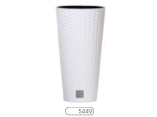 Prosperplast plantekapsel RATO TUBUS hvit 30 cm