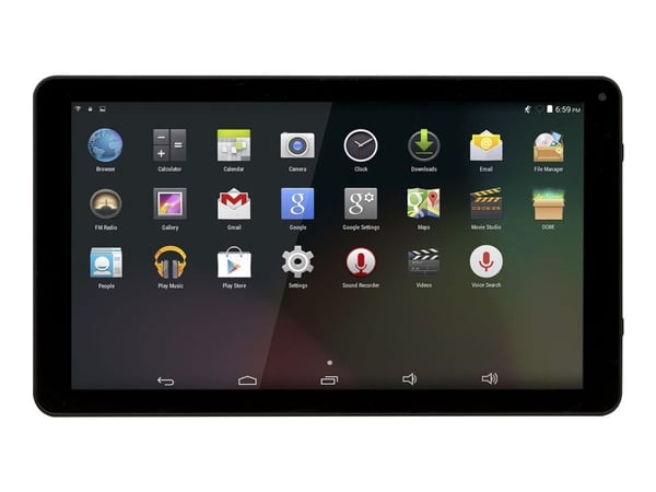 DENVER TAQ-10253 - Tablet - Android 8.1 (Oreo) - 16 GB - 10.1" TFT (1024 x 600) - microSD-spor