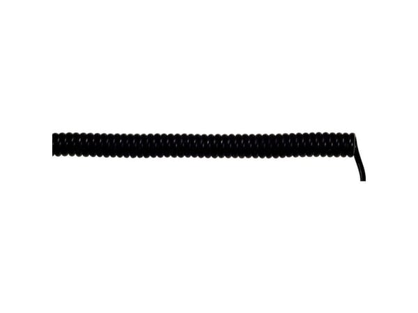 LAPP 73220214 Kierrekaapeli UNITRONIC® SPIRAL 500 mm / 2000 mm 4 x 0,14 mm² Musta 1 kpl