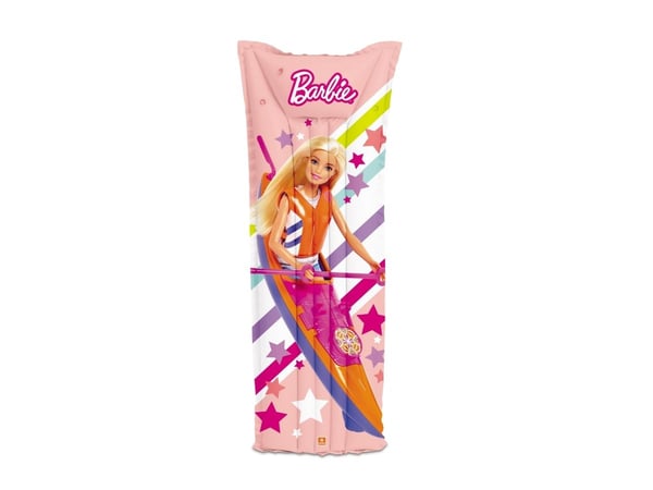 Oppblåsbar madrass Mondo Barbie, rosa 75x50cm