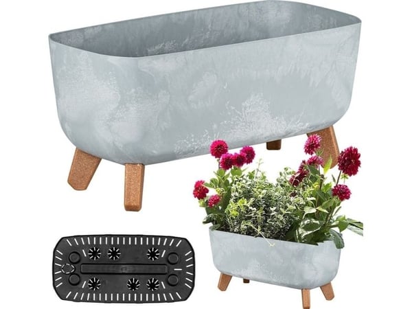 Prosperplast GRACIA CASE BETON EFFECT kukkaruukku - betoni DGCL400E-422U Prosperplast Prosperplast