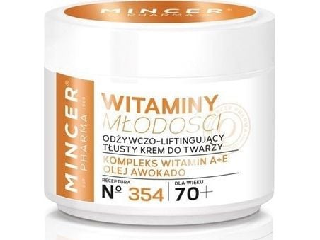 Mincer krem for ansikt Pharma Witaminy Mlodosci 70+ nærende løft 50 ml