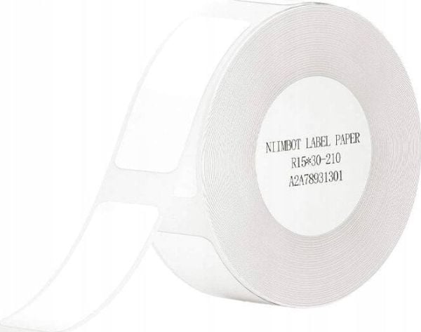 NIIMBOT Etiketter (rulle) 15x 30 mm Hvid 210 stk A2A68601301 Universelle etiketter