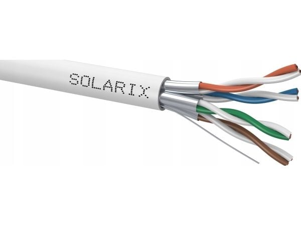 Solarix Installationskabel Solarix STP, Cat6A, solid, LSOH, 500 m spole SXKD-6A-STP-LSOH