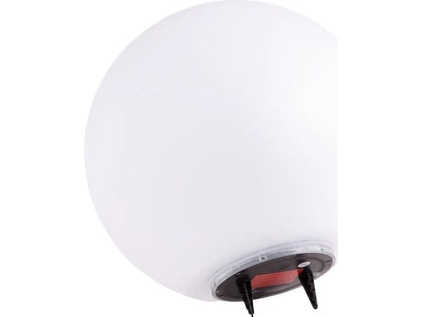 Heitronic 35421 boule solcellsdekorationsljus – klot-LED (RGB) – inbyggd 0,2 W – vit