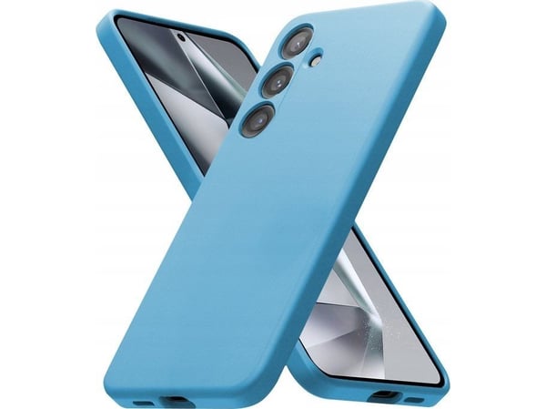 Veske Crong Farget deksel Samsung Galaxy S24 blå