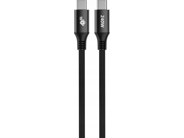TB USB-kaapeli USB C - USB C 1m 240W musta
