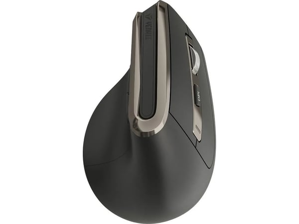 Yenkee vertikal trådlös mus Dual 2,4 GHz/BT5.0/BT3.0 laddbart batteri