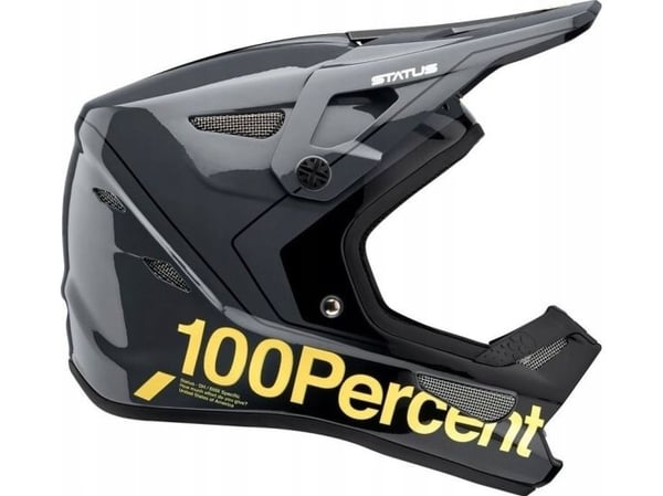 100% full face juniorsykkelhjelm 100% STATUS DH/BMX Carby Charcoal str. S (47-48 cm) (NY) 100% full face juniorsykkelhjelm 100% STATUS DH/BMX Carby Charcoal str. S (47-48 cm) (NY)
