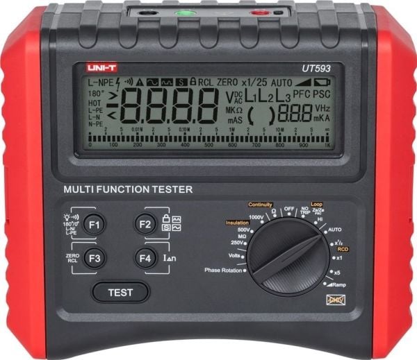 UNI-T UT-593 multifunktionell elmätare för installation