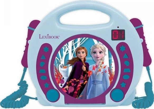 Disney Frozen Kannettava CD-soitin, jossa on 2 mikrofonia