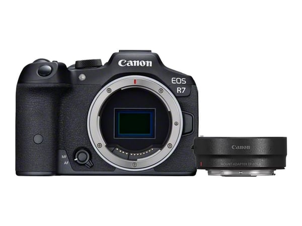 Canon EOS R7 - Digitalkamera - speilløst - 32.5 MP - 4K / 60 fps - kun hus - Wi-Fi, Bluetooth