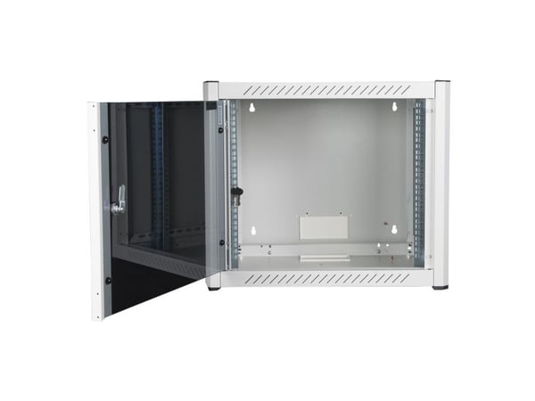 Lanview by Logon - Rack skap - 60 x 45, pro - veggmonterbar - hvit, RAL 7035 - 12U - 19"